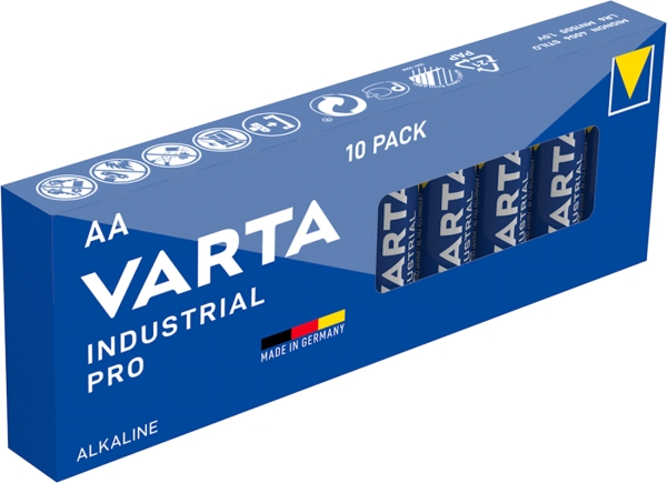 Varta Industrial Pro LR06 AA Mignon Batterie 10er Pack